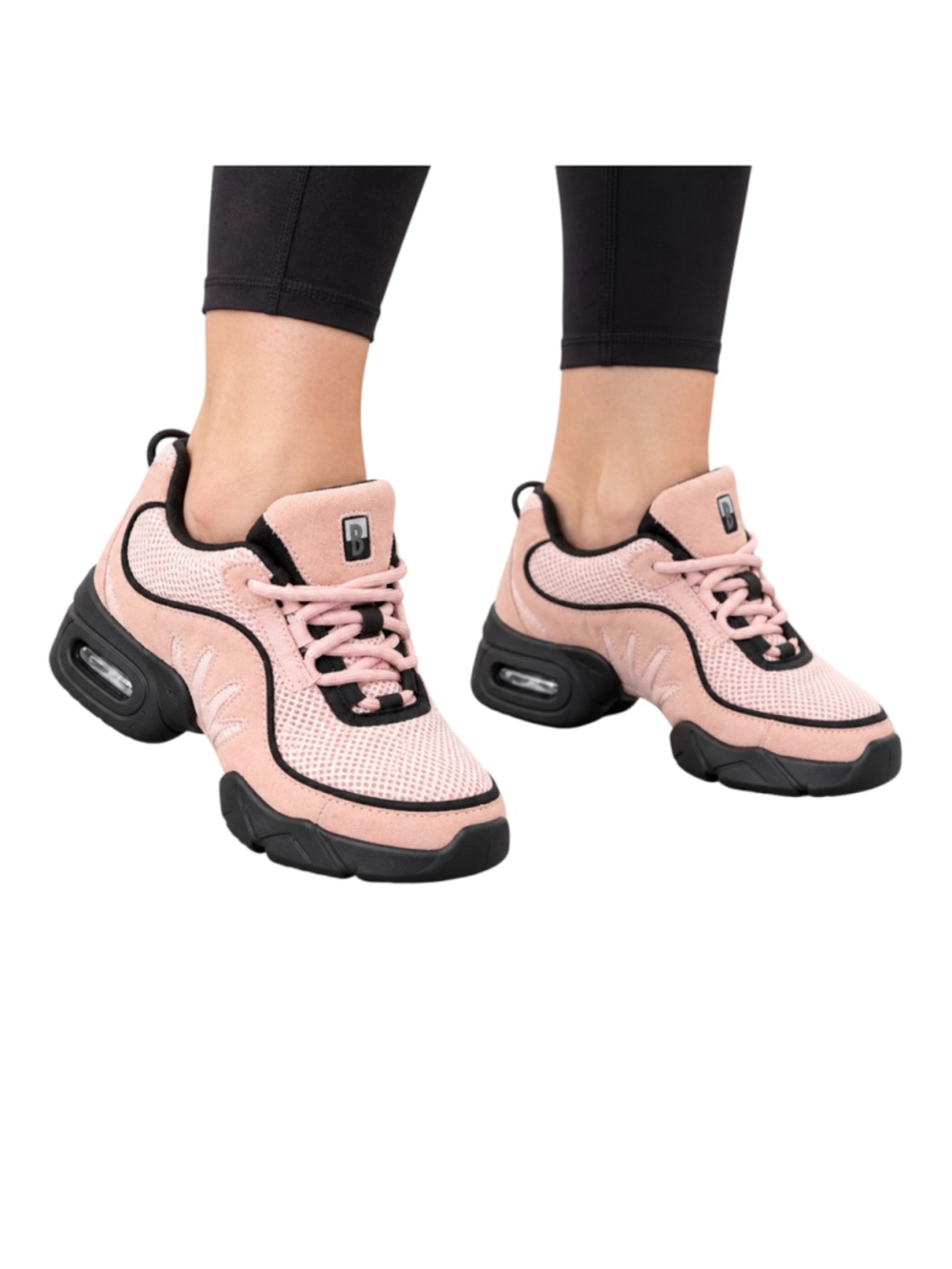 Bloch Boost Pink Black Split Sole Dance Sneakers Women’s Size 10
